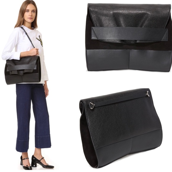 🎁HP🎁 NARCISO RODRIGUEZ Black Jaq Shoulder Bag - Picture 4 of 16